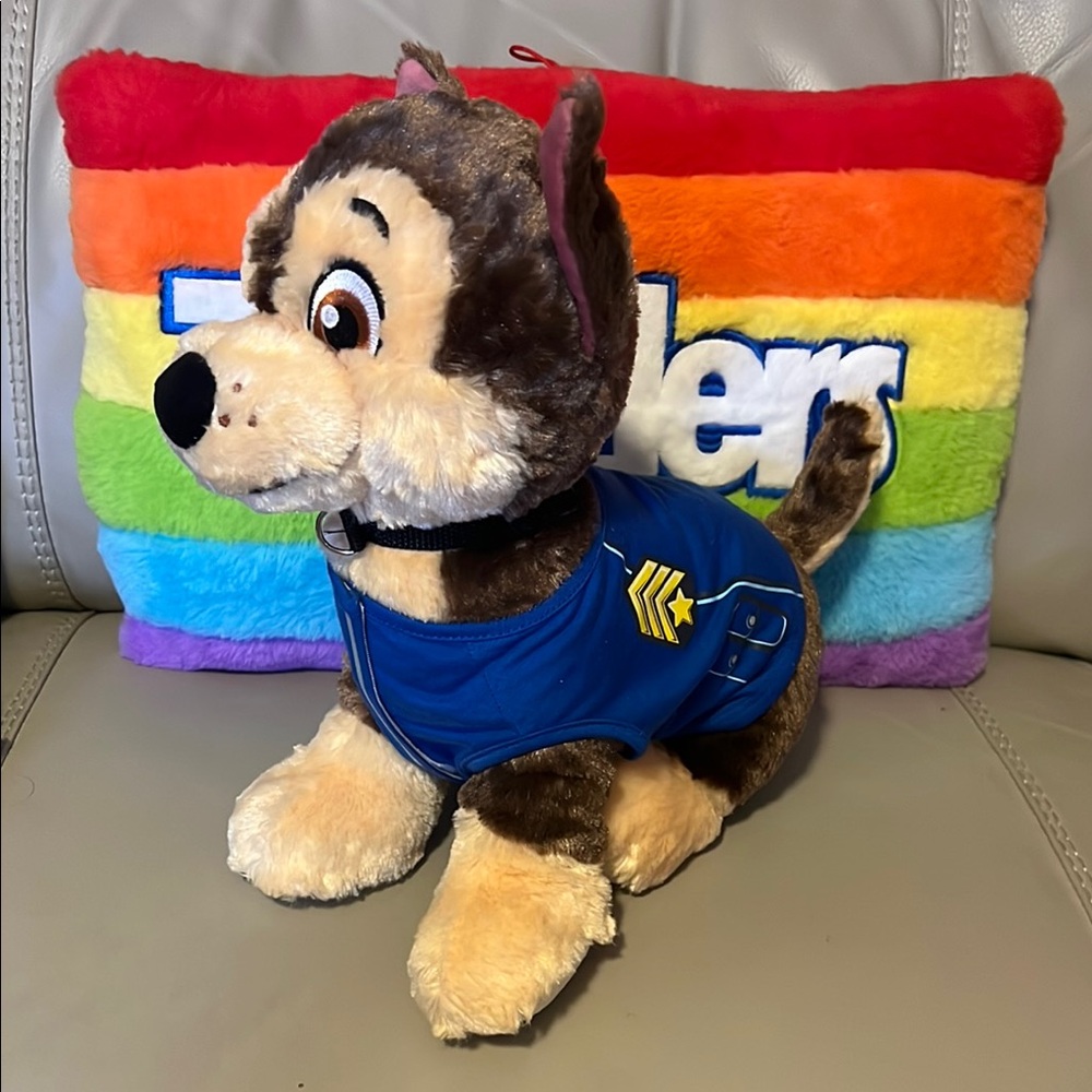 Build A Bear Paw Patrol Plush Dog with Soft Fur and Upright Posture